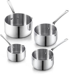 Cooks Standard Stainless Steel Butter Warmer Pot Set, 0.15/0.29/0.46/0.68 QT by CooksStandard
