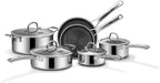 SNOWCLAD Pots and Pans Set Non Stick, Non Stick Frying Pans, Saute Pan & Stock by SNOWCLAD