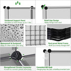 C&AHOME Plastic 16-Cube Grey UPCS16G - Image 7