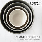 COOK WITH COLOR Prep Bowls with Lids- Wide and Deep Nesting Plastic Small - Image 5