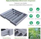 Pipishell Bamboo Expandable Drawer Organizer - Image 5