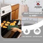 Joyhalo 4 Pack Pot Holders for Kitchen, Cotton Oven Holder - Image 3