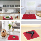 ZLR Silicone Dish Drying Mat 12" x 12" Square - Image 9