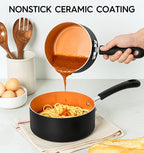 MICHELANGELO Nonstick Sauce Pan - Image 2