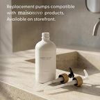MaisoNovo Glass Soap Dispenser Bathroom Set of 2-16.9 oz Bathroom Soap - Image 13