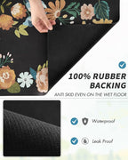 AMOAMI Coffee Mat Hide Stain Rubber Backed Absorbent Dish Drying Mat - Image 4