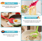 TeamFar Silicone Kitchen Utensils, 7-Piece Kitchen Cooking Utensil Set - Image 5