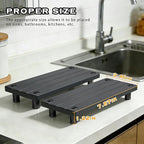 2PCS Instant Dry Sink Caddy for Bathroom Counter, Durable Kitchen Sink Organizer - Image 7
