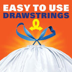 Hefty Strong White 13 Gallon Trash Bags - Image 5