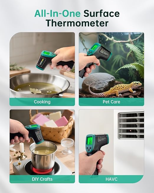 ERICKHILL ROOKCORE Infrared Thermometer -50℃~600℃ Adjustable Emissivity - Image 2