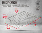 Stainless Steel Turkey Roasting Rack, V-shaped Racks - Image 2