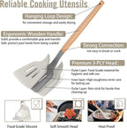 P&P CHEF Silicone Cooking Utensils Set, 8-Piece Kitchen Cooking Utensil - Image 3