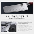 SHAN ZU 7 Inch Nakiri Knife, Japanese 10Cr15MoV High Carbon Stainless Steel - Image 6