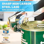 Commercial Can Opener, Stainless Steel Heavy Duty Hand Crank Manual Can Openers - Image 4