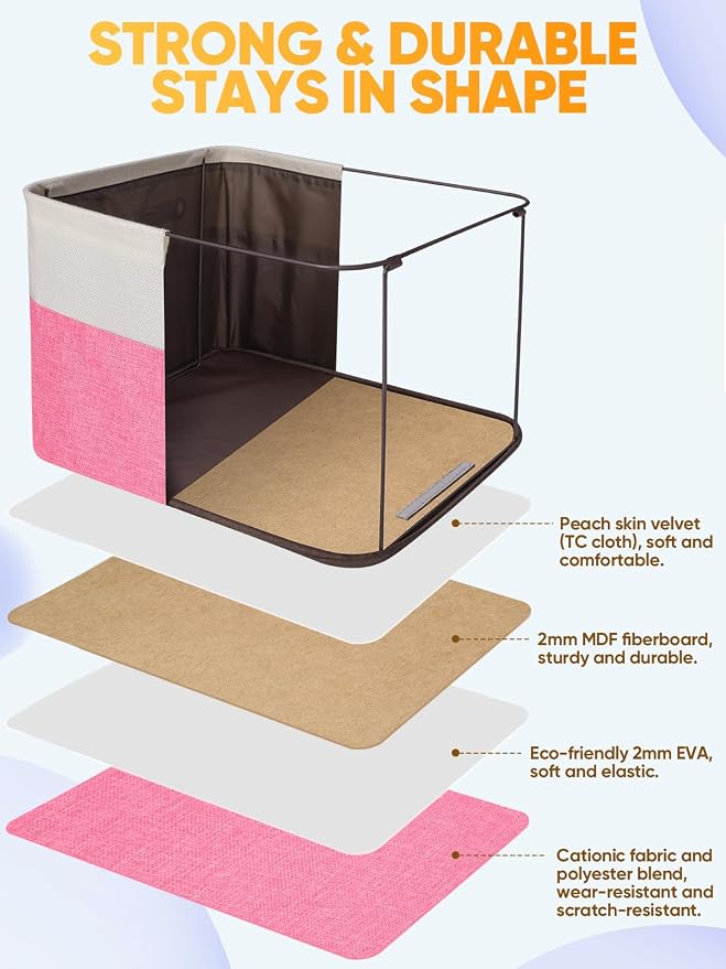 BALEINE 1 Pack Fabric Closet Storage Bins - Image 3