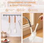 4PCS Silicone Cooking Spatula and Spoons Set, Nonstick Kitchen Utensils Set - Image 8