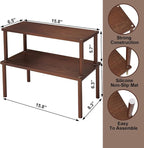 VERTORGAN Cabinet Organizer Shelf, Kitchen Counter Shelves, Bamboo Spice Rack - Image 6