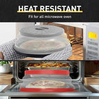 CasaCulina 2 Pack Collapsible Microwave Splatter Cover, Vented Microwave Lid - Image 5