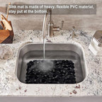 Bligli Pebble Sink Mat for Stainless Steel/Ceramic Sinks, 2 Pack PVC Sink - Image 5