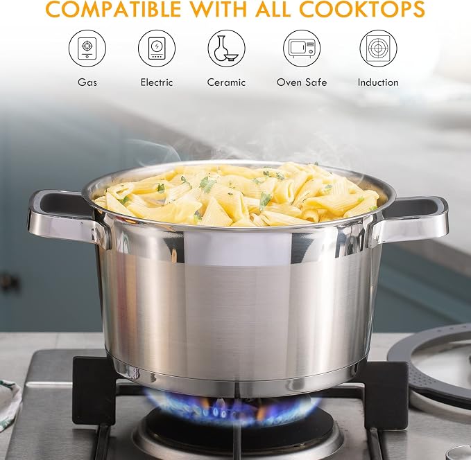 MARSKITOP 5 Quart Stock Pot - Image 2