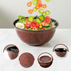 HASENSE Ceramic Mixing Bowls, Large Serving Dishes Set of 3 - Image 3