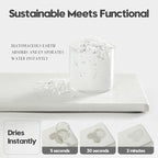 2PCS 10"x 5" Large Bathroom Sink Vanity Trays, Water Absorbing Diatomite Stone - Image 5