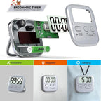 Antonki 2 Pack Digital Timer for Kids, Magnetic Countdown Kitchen Timers for - Image 5