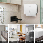 Paper Towel Dispenser Wall Mount: No Drill Adhesive Z-fold Multifold Paper - Image 5