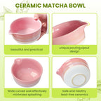 Matcha Whisk Set, Ceramic Matcha Kit Desert Style, Matcha Whisk and Bowl - Image 4