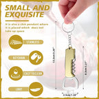 Ziliny 24 Pcs Bottle Opener Keychain Bulk Wine Bottle Beer Opener Keychain - Image 3