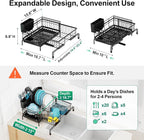 GSlife Expandable Dish Drying Rack - Image 2