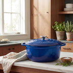 Zulay Kitchen 7.7 Quart Enameled Cast Iron Dutch Oven Pot - Image 2