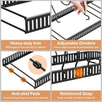 Housolution 2 Pack Pot and Pan Organizer, Pan Lid Holder Storage Rack - Image 3