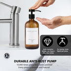 Amber Glass Soap Dispenser - Image 5