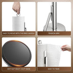 theaoo Heavy-Duty Stainless Steel Paper Towel Holder - Image 6