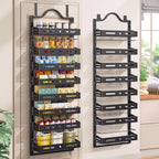 8-Tier Over The Door Pantry Organizer, Large 2 IN 1 Wall Mount or Hanging Spice by FREEXPLOYER