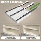 Seinloes 2 Pack Pull Out Cabinet Organizer 22" Deep, Full Extension 3 Slide - Image 2