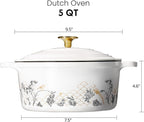 CAROTE 5QT Cast Iron Dutch Oven Pot - Image 2