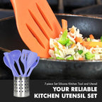 Chef Craft - Premium Silicone Kitchen Tools and Utensils Set, Non-Scratch - Image 5