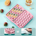 Optish 3 Pack Ice Trays for Freezer, Round Ice Cube Mold, Circle Ice Maker for - Image 5