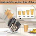 Acrylic Cup and Lid Holder - Image 3