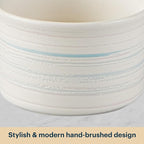 Pyrex 8-Piece, 6oz Ceramic Ramekin Bakeware Set, Nonstick Souffle Oven Pans - Image 2