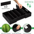 Kiasthome Expandable Bamboo Lid Organizers Inside Cabinet, Kitchen Cabinet - Image 6
