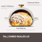 Overmont Enameled Cast Iron Bread Oven - 6QT Bread Dutch Oven - Image 4