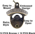 24 PCS Bulk Wall Mounted Bottle Opener - Image 2