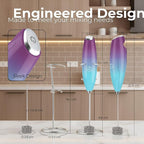 Zulay Kitchen Patented Tornado Triple Whisk Milk Frother - Image 9