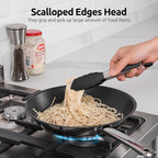 600ºF Heat Resistant Kitchen Tong: U-Taste 7 inch Silicone Cooking Tong - Image 4