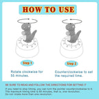 ELE DEPI 60 Minutes Mechanical Kitchen Timer, Cute Dinosaur Timer - Image 5