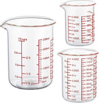 Ackers High Borosilicate Glass Measuring Cup Set by AckersBORO33