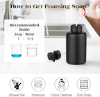 Luxspire Foaming Soap Dispenser, Glass Foam Pump Soap Dispenser, Non-Slip Hand - Image 6